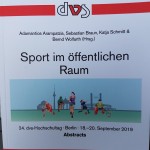 Konferenzband zum 24. Sportwissenschaftlichen Hochschultag in Berlin 2019